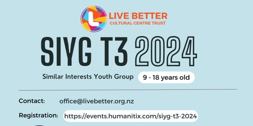 2024 Term3 : SIYG (Similar Interests Youth Group) 