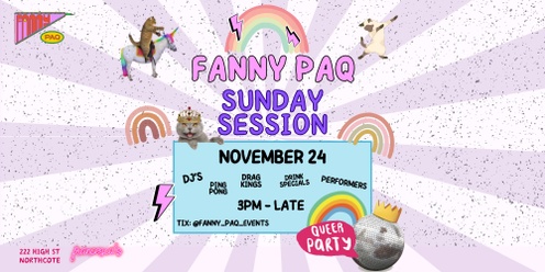 Fanny Paq presents: Sunday Session - Nov 24