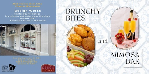 ASID FLWC Chapter Weekender Brunchy Bites & Mimosas at Design Works 