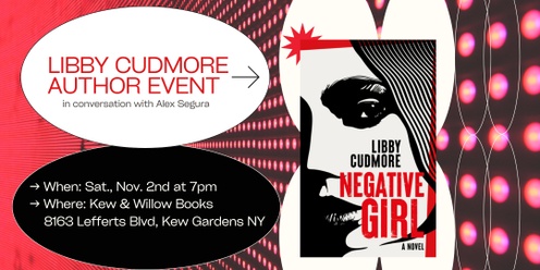 Libby Cudmore Author Event