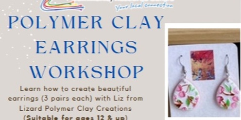 SATURDAY Polymer Clay Earrings Workshop