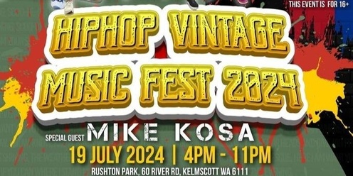 Hiphop Vintage Festival WA 2024