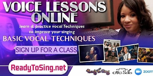 ReadyToSing Voice Lessons  Basic Vocal Techniques 