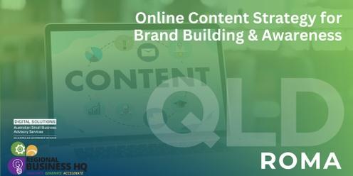 Online Content Strategy for Brand Building & Awareness - Roma