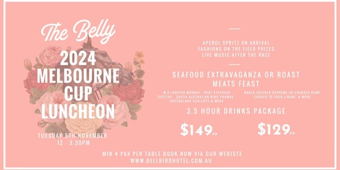 Melbourne Cup at the Bellbird Hotel!