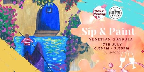 Venetian Gondola  - Sip & Paint @ The Guildford Hotel