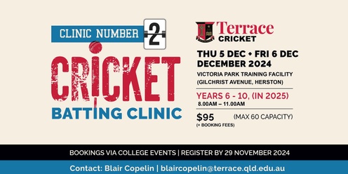 Terrace Cricket Batting Clinic #2