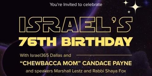Celebrate Israel's 76th Birthday with 'Chewbacca Mom' Candace Payne!