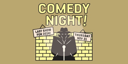 Comedy Night at Co-Conspirators Brewpub - Last Show of the Year!