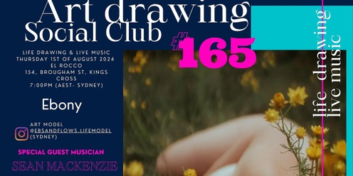 Art Drawing Live Music Social Club #165