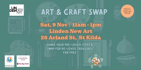 Art & Craft Swap | Linden New Art | St Kilda