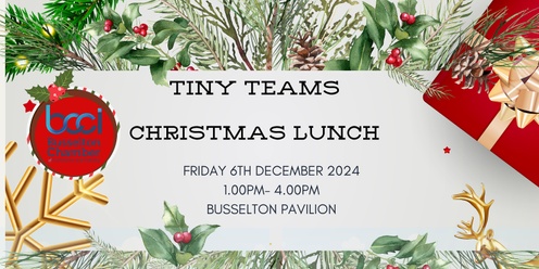 TINY TEAMS CHRISTMAS LUNCH