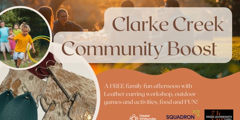 Clarke Creek Community Boost: Leather Earring Making Workshop