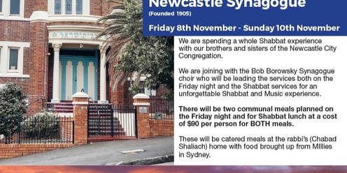 Coogee Synagogue @ Newcastle Synagogue