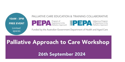 PEPA Palliative Approach to Care Workshop