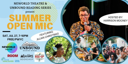 Unbound Summer Open Mic: A literary reading and community event