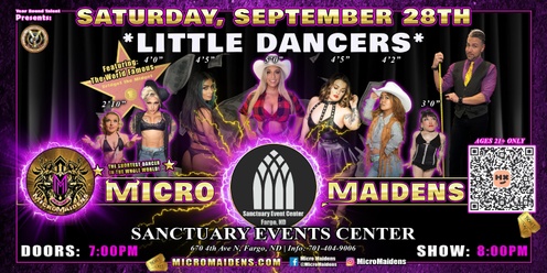 Fargo, ND - Micro Maidens: The Show "Must Be This Tall to Ride!"