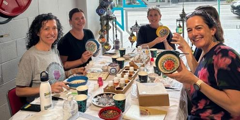 Ceramic Paint And Sip Workshop in Melbourne