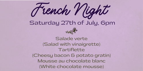 French Night - 27th of July 