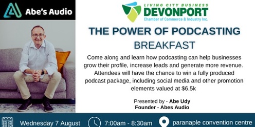 🎧 The Power of Podcasting | A Breakfast with Abe Udy🎧 