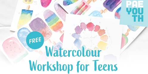 Watercolour for teens at The Lights Community and Sports Centre