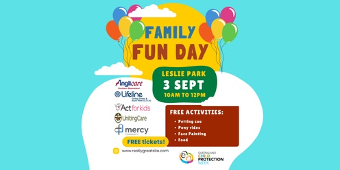 QLD Child Protection Week Family Fun Day Warwick
