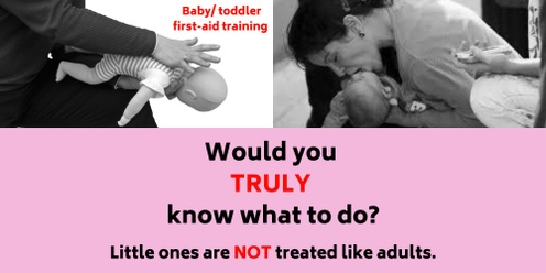 Cuddles Early Learning baby/ toddler first-aid course - 9 Nov