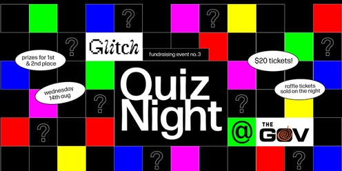 Glitch Fundraiser Quiz Night 