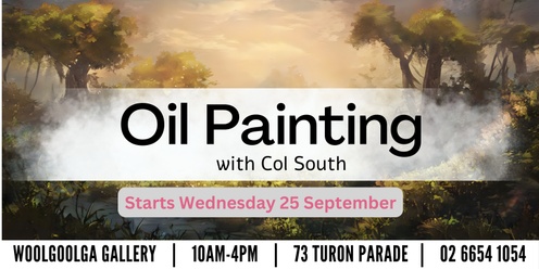 Oil Painting with Col South - (8 weeks) 24T4