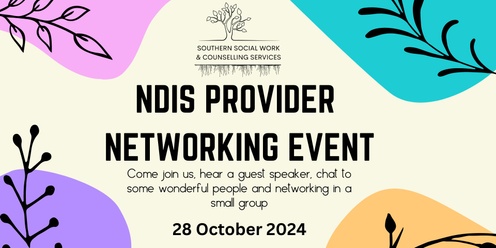 NDIS Provider Networking Event NDIS Provider Networking Event South Adelaide