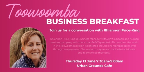Toowoomba Business Breakfast