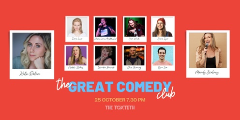 The Great Comedy Club 25 October