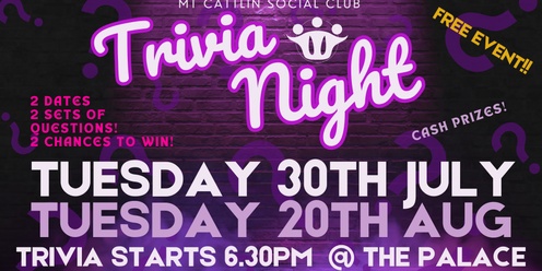 Mt Cattlin Social Club | Trivia Night
