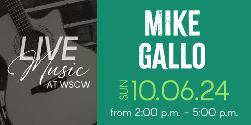 Mike Gallo Live at WSCW October 6