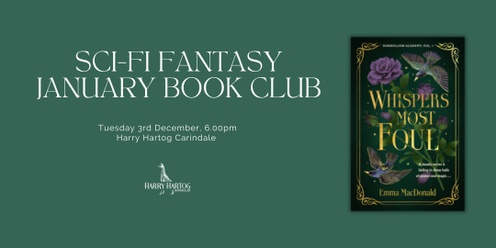 Sci-Fi Fantasy December Book Club 