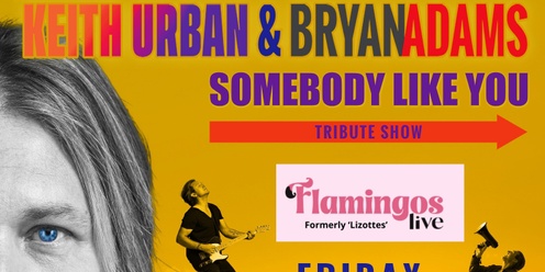 SOMEBODY LIKE YOU Keith Urban & Bryan Adams Tribute Show