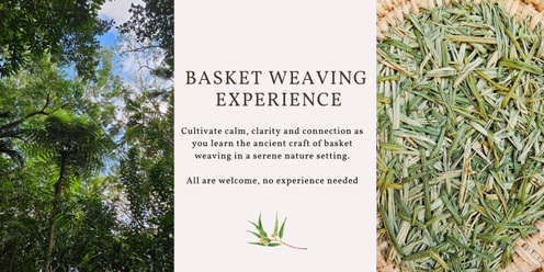 Basket Weaving in Nature - Cobbled Raffia Baskets