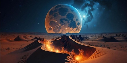 Full Moon Gathering & Drum Circle: Dusty Desert Daydream