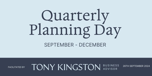 Quarterly Planning - The Christmas Lead-in