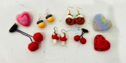 Needle Felting: Making Mini Accessories with Heather
