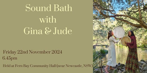 Sound Bath with Gina and Jude