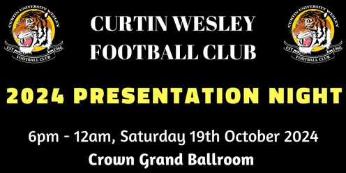 Curtin Wesley Football Club Presentation Night 2024