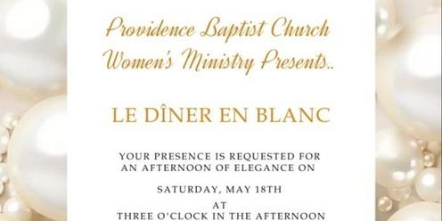 Le Dinner En Blanc - Providence Women's Ministry 