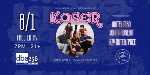Koser (PA), Izzy Outerspace, John Andrews, Motel Limbo
