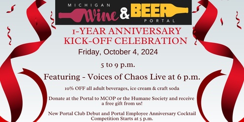 1-Year Anniversary Kick-Off Celebration with Voices of Chaos Live 