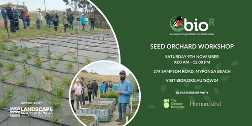 Seed Orchard Workshop at Myponga Beach