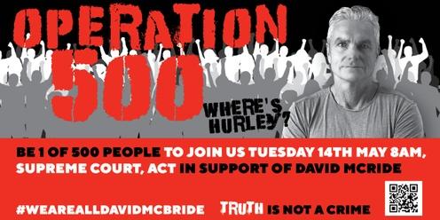 Protect Military Whistleblower David McBride #Operation500