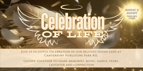 Celebration of Life - Diann Lane