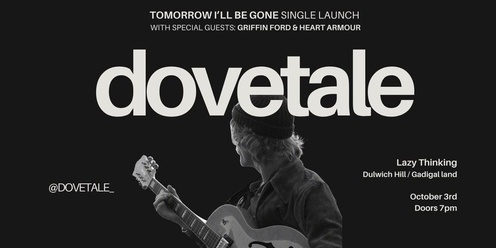 Tomorrow I'll Be Gone single launch