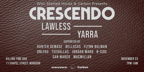 Who Started House & Carbon presents: Crescendo